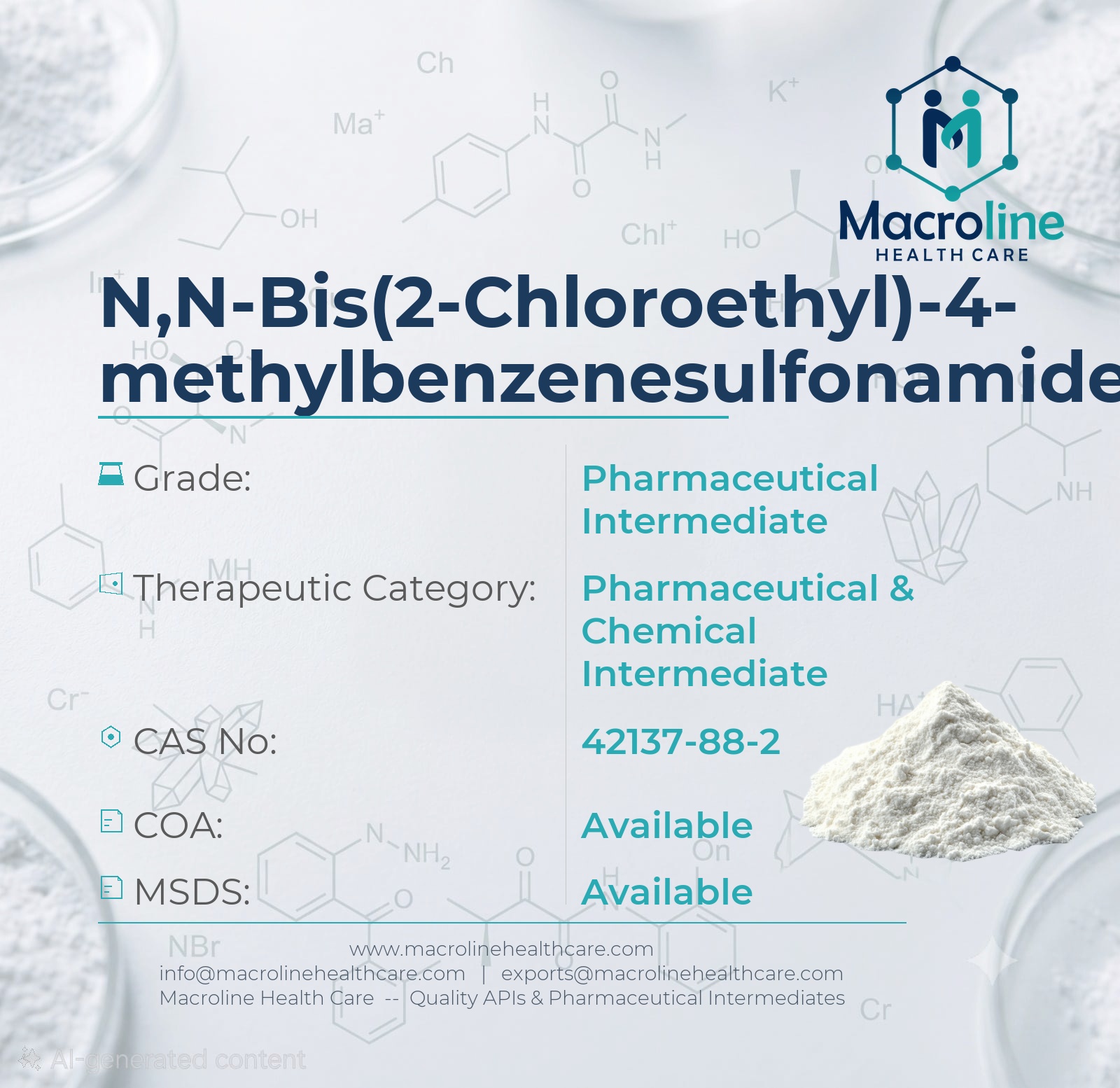 N,N-Bis(2-Chloroethyl)-4-methylbenzenesulfonamide