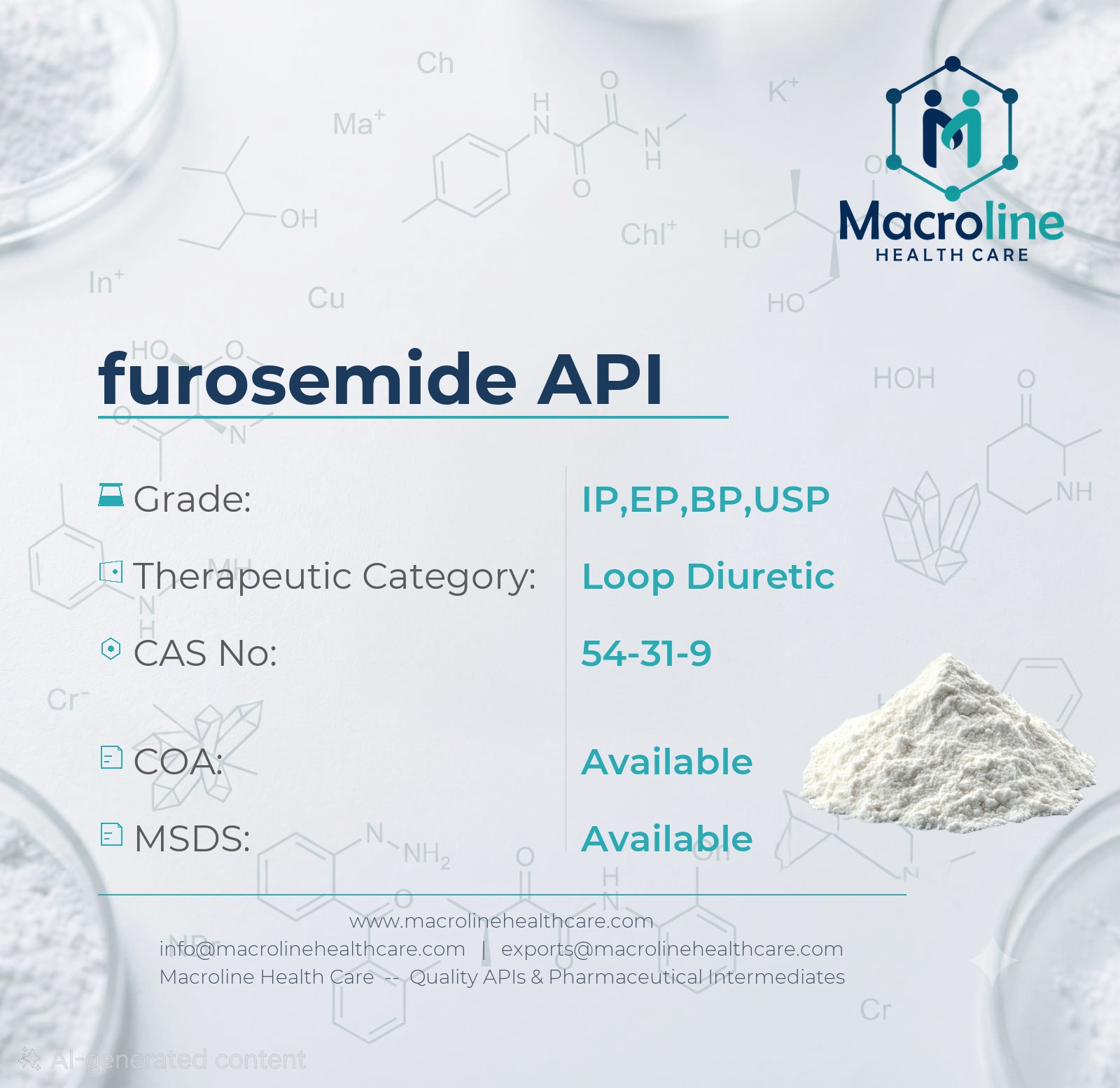 Furosemide API