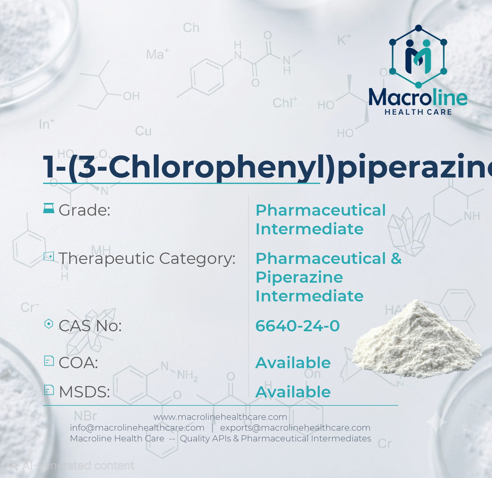 1-(3-Chlorophenyl)piperazine